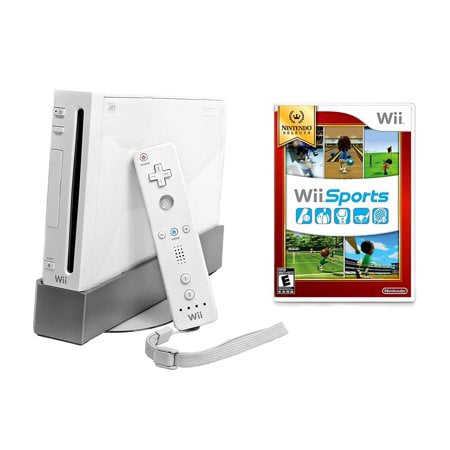 Restored Nintendo Wii Console White - Wii Sports Bundle (Refurbished)