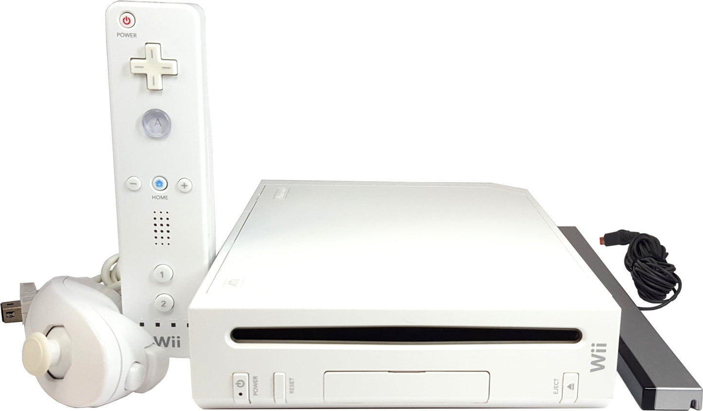 Restored Nintendo Wii Video Game Console (White) Matching Remote and Nunchuk Controllers (Refurbished)