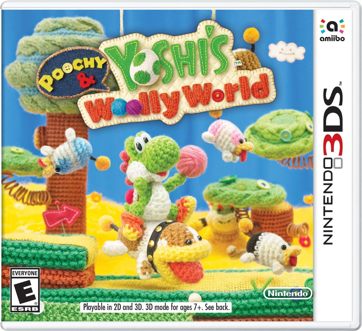 Poochy & Yoshi's Woolly World - Nintendo 3DS