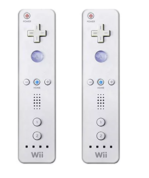 Restored Remote Controller White 2 Pack For Wii (Refurbished)