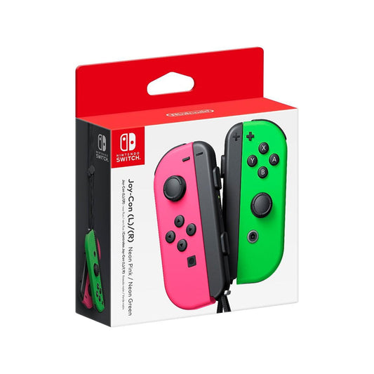 Nintendo Switch Joy-Con (L/R)-Neon Green/Neon Pink (EUR Import) - Used Like New