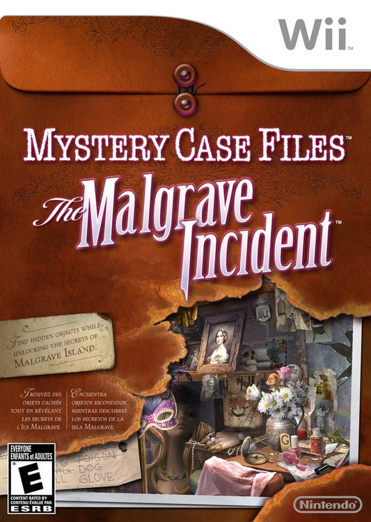 Mystery Case Files: The Malgrave Incident - Nintendo Wii