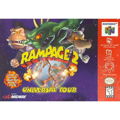 Rampage 2: Universal Tour - Nintendo 64