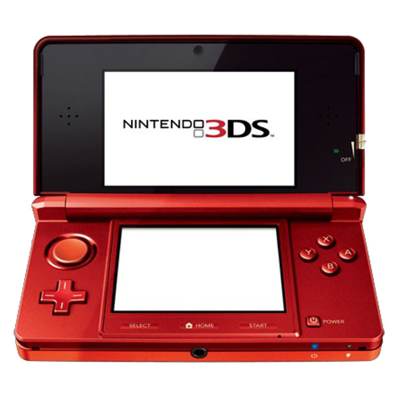 Used Nintendo 3DS Flame Red- Nintendo 3DS