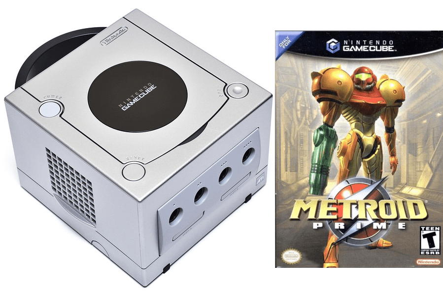 GameCube Metroid Prime Bundle Platinum - Refurbished