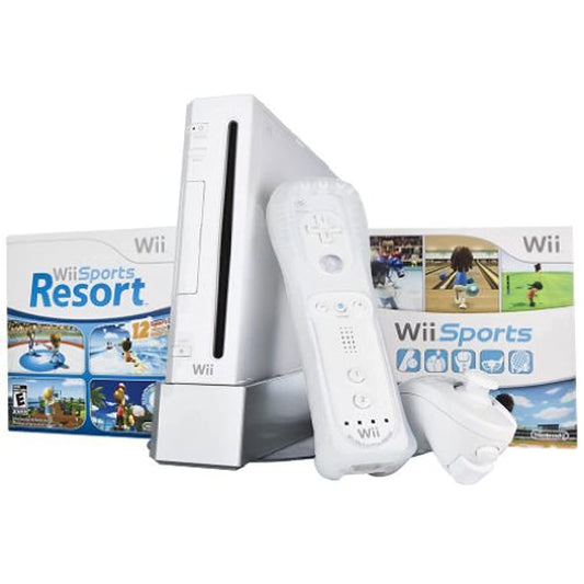 Nintendo Wii - Limited Edition Sports Resort Pak - game console - white - Wii Sports, Wii Sports Resort - with Wii MotionPlus