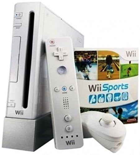 Used Nintendo Wii with Wii Sports Game Nunchuk and Wii Remote (Used)