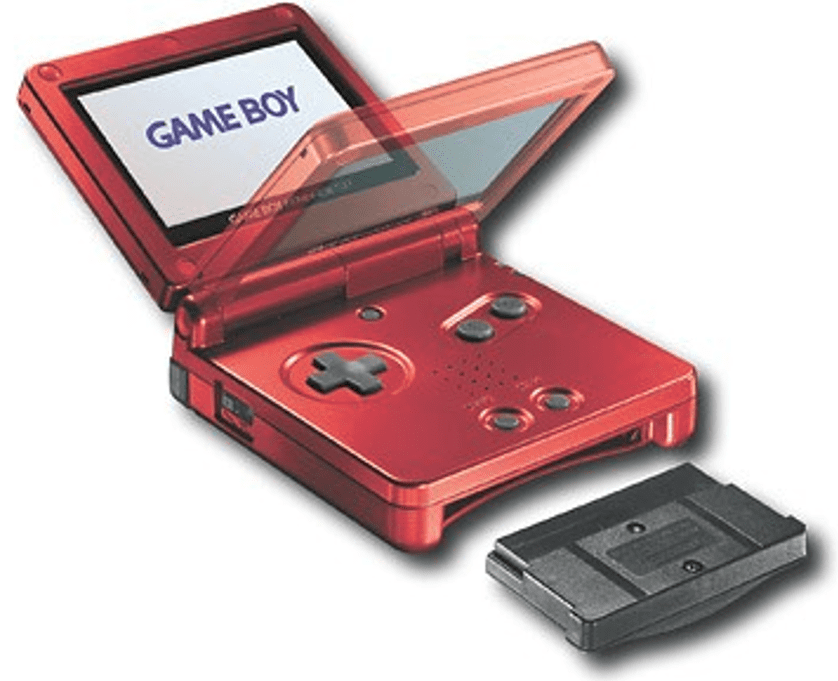 Nintendo GBA GameBoy Game Boy Advance SP - Flame Red - Used