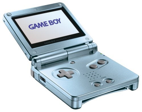 UsedGame Boy Advance SP Pearl Blue with charger