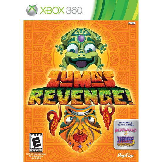 Zuma's Revenge! with Bejeweled 3 and Feeding Frenzy 2 - Xbox 360