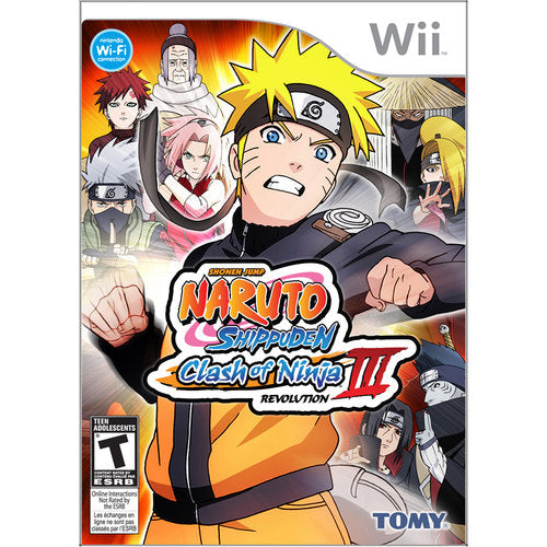 Naruto Shippuden: Clash of Ninja Revolution 3 - Nintendo Wii